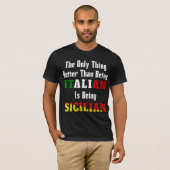 シチリアイタリアン人より Tシャツ (正面フル)