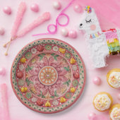 シチリアグリーンメラミン紙プレート ペーパープレート (パーティー)