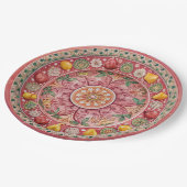 シチリアグリーンメラミン紙プレート ペーパープレート (アングル)