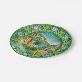 シチリアグリーン:メラミン紙プレート ペーパープレート (アングル)