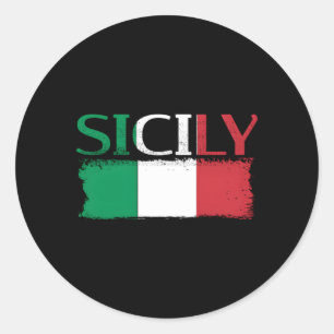 シチリアシチリーイタリアヨーロッパバケーション ラウンドシール