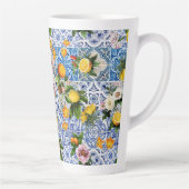 シチリアスタイルタイル花とレモン カフェラテマグ (右)