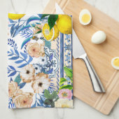 シチリアスタイル、サマーアート キッチンタオル (四つ折り)