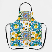 シチリアスタイル，マジョリカ，レモン        エプロン (正面)