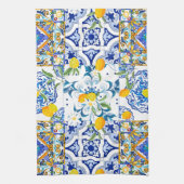 シチリアスタイル，マジョリカ，レモン      キッチンタオル (縦)