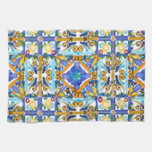 シチリアスタイル，マジョリカ，レモン         キッチンタオル (横)