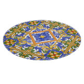 シチリアスタイル，マジョリカ，夏，カラフルパターン  カッティングボード (角)