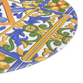 シチリアスタイル，マジョリカ，夏，カラフルパターン  カッティングボード (角)