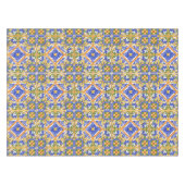 シチリアスタイル，マジョリカ，夏，カラフルパターン テーブルクロス (正面(横))