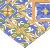 シチリアスタイル，マジョリカ，夏，カラフルパターン テーブルクロス (アングル)