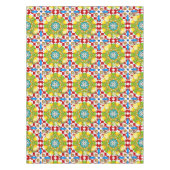 シチリアスタイル、レモン、マジョリカ テーブルクロス (正面)