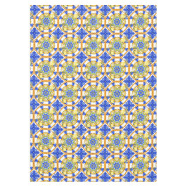 シチリアスタイル、レモン、マジョリカ テーブルクロス