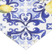 シチリアスタイル、レモン、マジョリカ ミディアムテーブルランナー (コーナー)