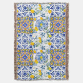 シチリアスタイル，夏の芸術   スローブランケット (正面縦)