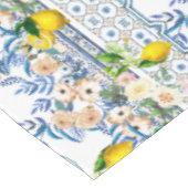  シチリアスタイル，夏アート，レモン テーブルクロス (アングル)