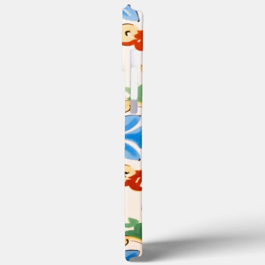 シチリアタイル模様 Case-Mate iPhoneケース (裏面 / 左)