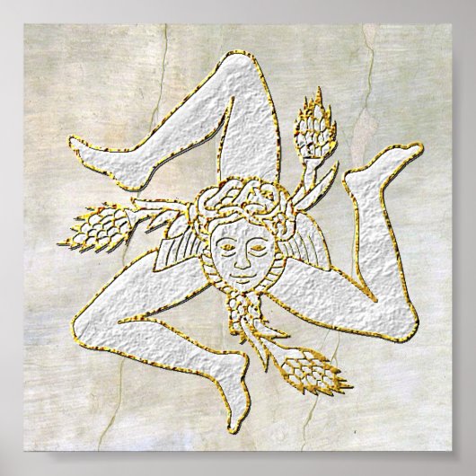 シチリアトリナキュリアオンプラスター ポスター (正面)