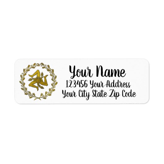 シチリアトリナクリアアンドリース ラベル (正面)