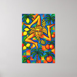 シチリアトリナクリアパブロスタイル キャンバスプリント