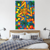 シチリアトリナクリアパブロスタイル キャンバスプリント (インサイチュ (寝室))