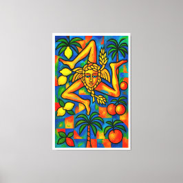 シチリアトリナクリアパブロスタイル キャンバスプリント