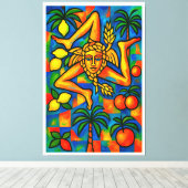 シチリアトリナクリアパブロスタイル キャンバスプリント (インサイチュ (ウッドフロア))