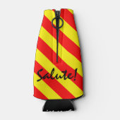 シチリアトリナクリアレッドイエローストライプ ボトルクーラー (裏面)