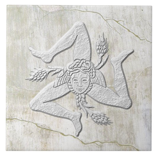 シチリアトリナクリアヴィンテージフレスコルック タイル (正面)