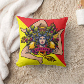 シチリアトリナクリア装飾用クッション クッション (ブランケット)