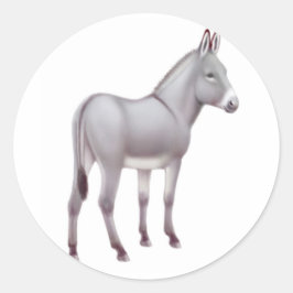 シチリアドンキーステッカー ラウンドシール