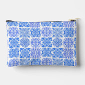 シチリアブルー柑橘類アズレ地中海のホ アクセサリーポーチ (裏面)