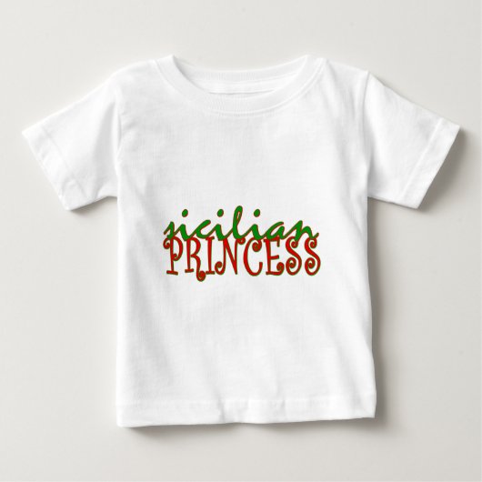 シチリアプリンセス ベビーTシャツ (正面)