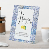 シチリアマジョリカバーサインイタリアン – レモンデコール 台座サイン (インサイチュ)