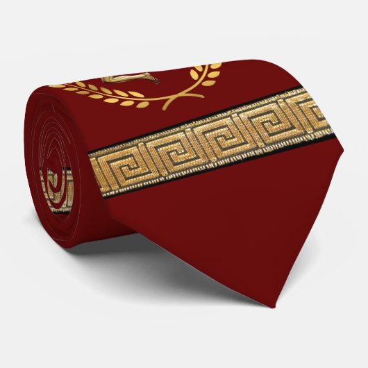 シチリアメドゥーサネックパーソナライズされたタイ ネクタイ (ロール)