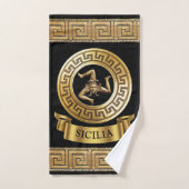 シチリアメドゥーサ/ゴールデンゴルゴンギフト/ゲスト バスタオルセット (ハンドタオル)