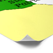 シチリアンアメリカンイタリアンパトリオットUSAマップ ポスター (角)