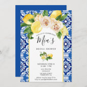 シチリアンレモンズサマーブライダルシャワー  招待状 (正面/裏面)