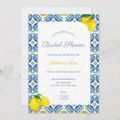 シチリアン ブライダル シャワー 招待状 (正面/裏面)