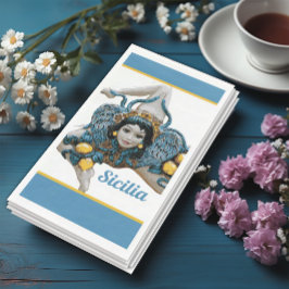 シチリア三脚のシンボルシチリアのトリナリア