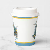 シチリア三脚のシンボルシチリアPaのトリナリア 紙コップ (右)