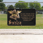 シチリア商業看板 (カスタマイズ可能) 横断幕 (インサイチュ)