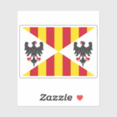 シチリア国国旗（マルタ、1296年～1410年） シール (シート)