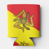 シチリア国旗のシチリア・トリナリア 缶クーラー (裏面)