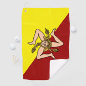 シチリア国旗（イタリア） ゴルフタオル (インサイチュ)