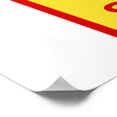 シチリア国旗 ポスター (角)