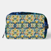 シチリア地中海のの柑橘類の青いタイル ドップキット (裏面)