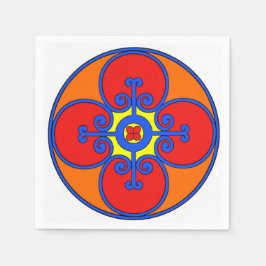 シチリア地中海のデザイン スタンダードカクテルナプキン