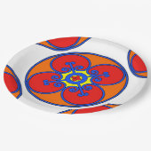 シチリア地中海のデザイン ペーパープレート (アングル)