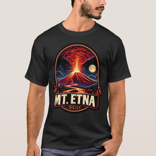 シチリア山 Tシャツ (正面)