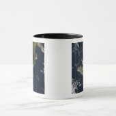 シチリア島のエトナ山の噴火 マグカップ (中央)